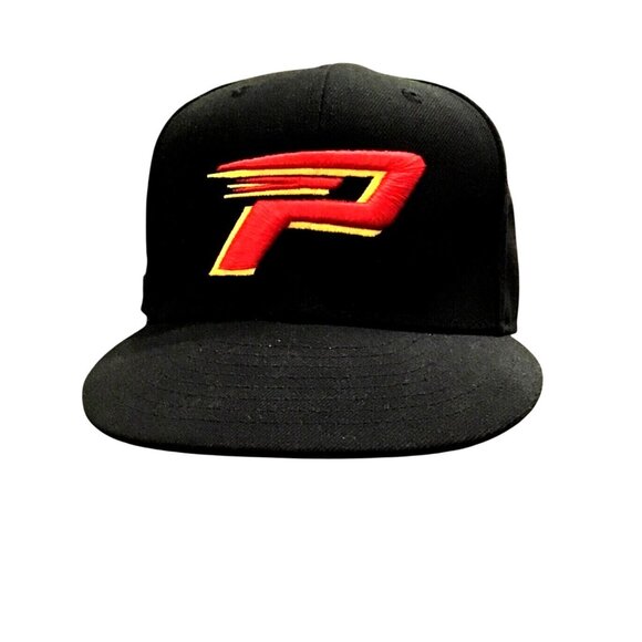 PARACLETE MENS BLACK STRETCH FITTED TEAM LOGO HAT- SIZE 71/4 Pittsburgh - Picture 1 of 7